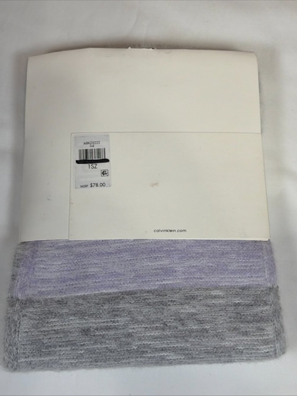 NWT Calvin Klein 2 Piece Set Hat & Loop Hat Women's OS Purple - Picture 3 of 5